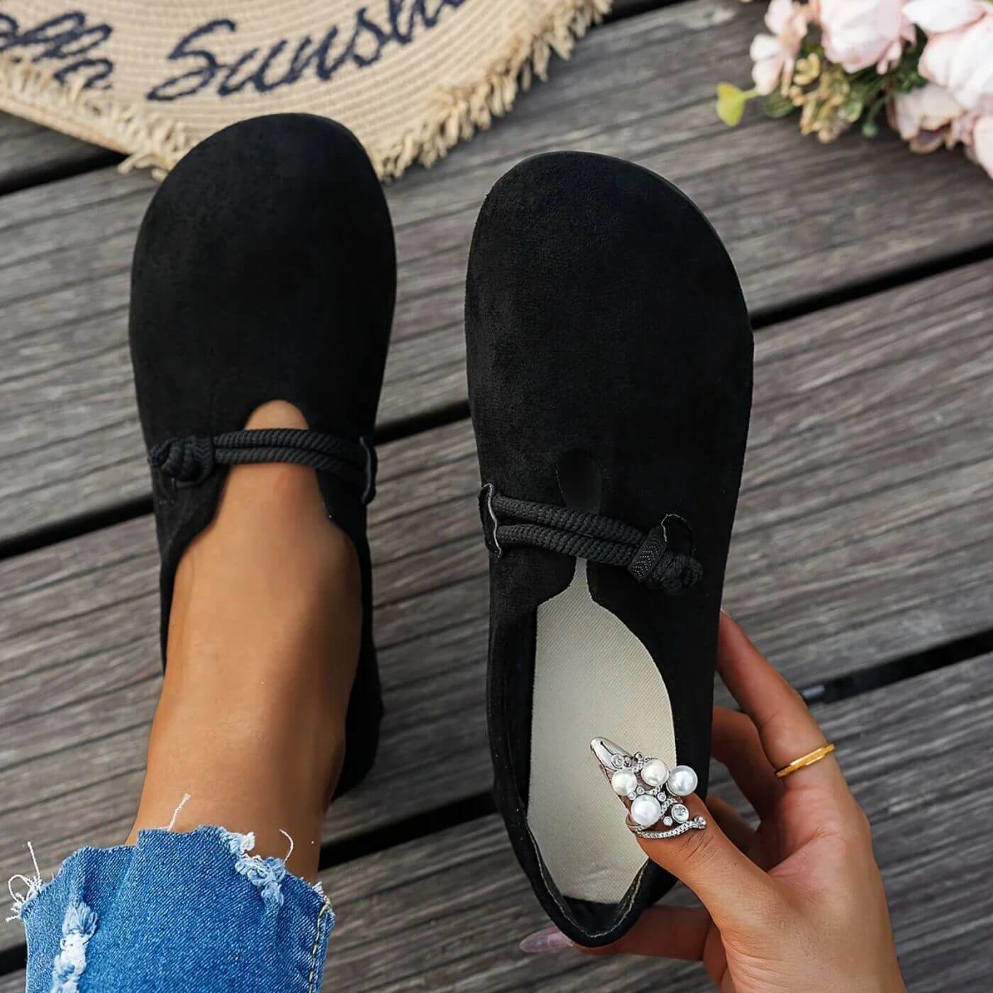 Alana™ - Komfortable Slip On Ortopediske Sko