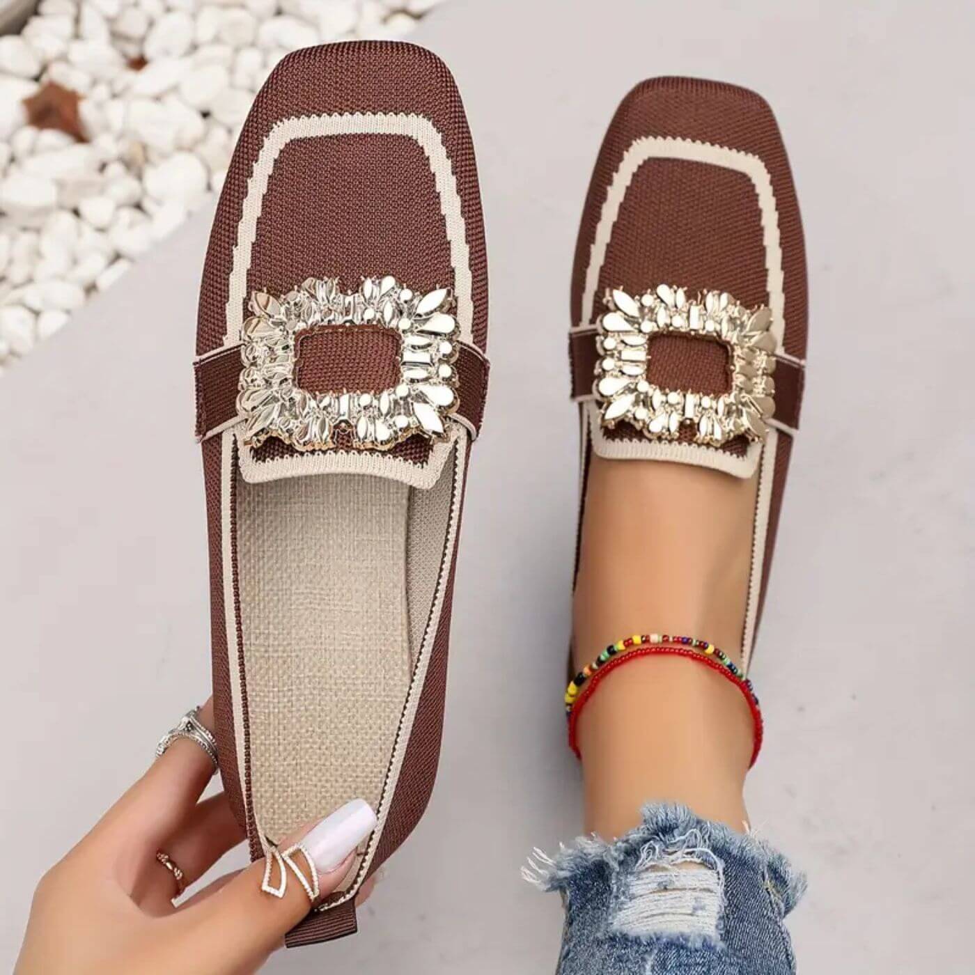 Thea™ - Elegant Ortopediske Slip on Loafers
