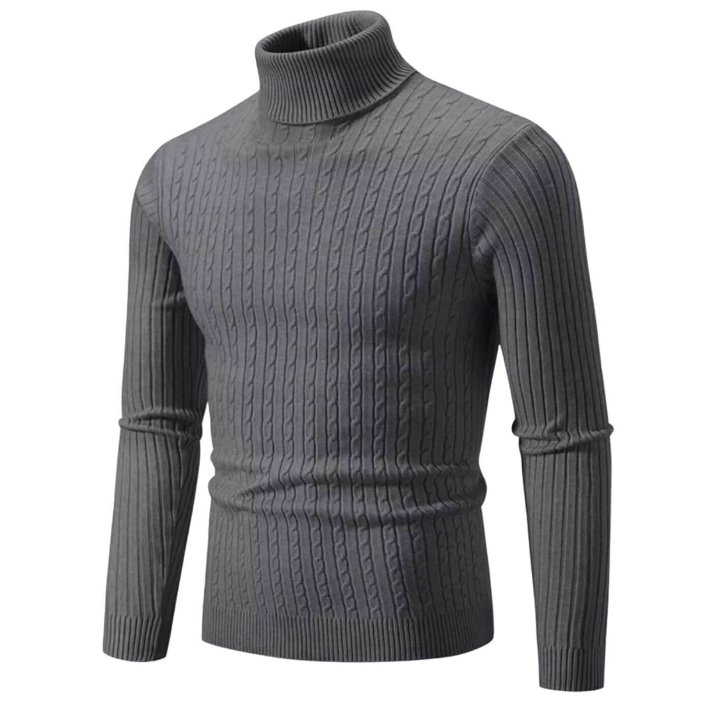 Thomas™ - Behagelig Slim Fit Høyhalset Genser (1+1 GRATIS)