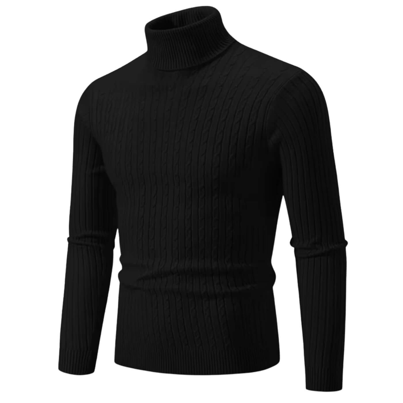 Thomas™ - Behagelig Slim Fit Høyhalset Genser (1+1 GRATIS)