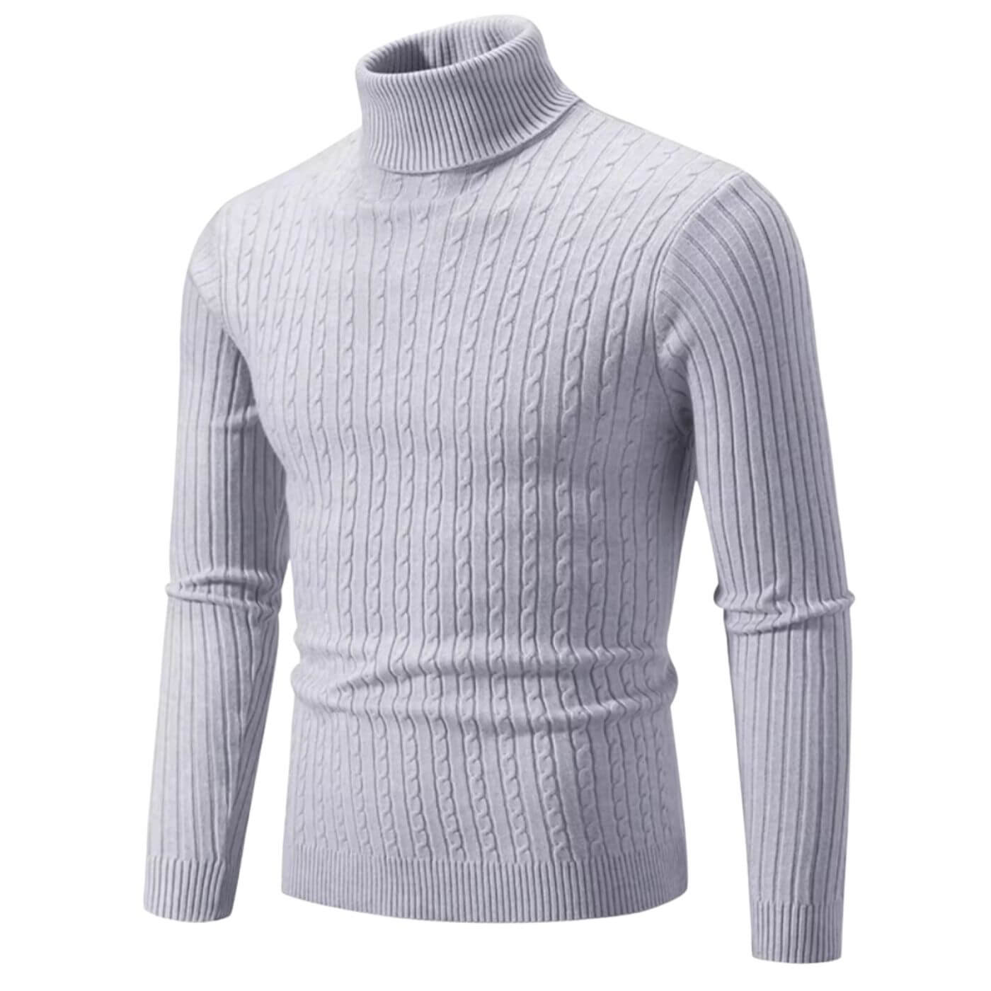 Thomas™ - Behagelig Slim Fit Høyhalset Genser (1+1 GRATIS)