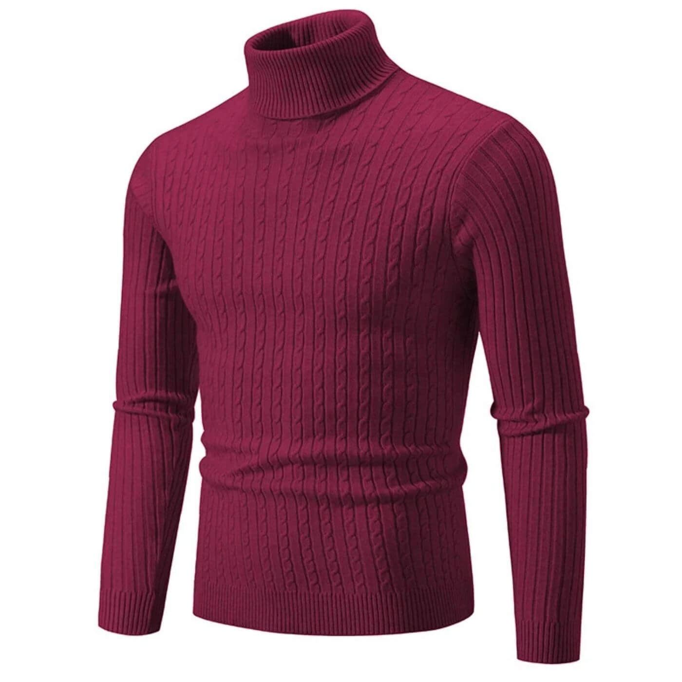 Thomas™ - Behagelig Slim Fit Høyhalset Genser (1+1 GRATIS)