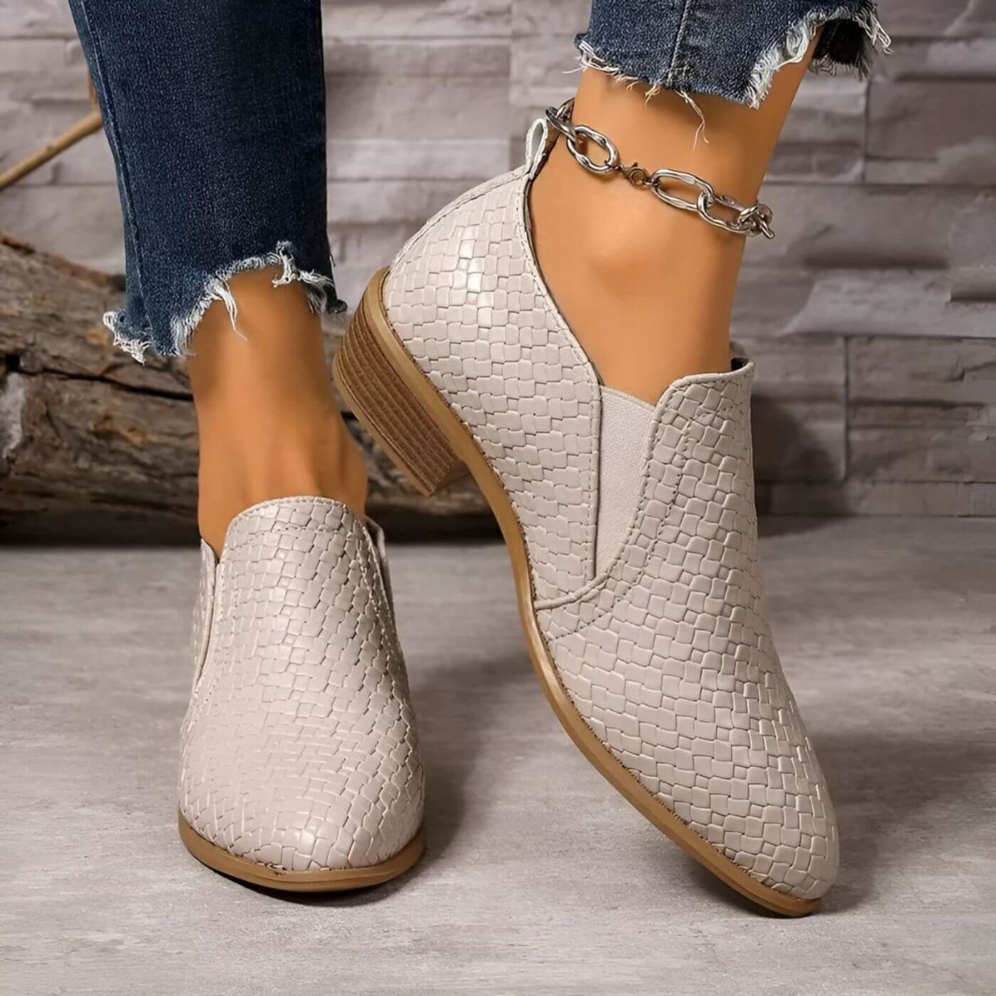Victoria™ - Ortopediske Oxford Sko i Skinn